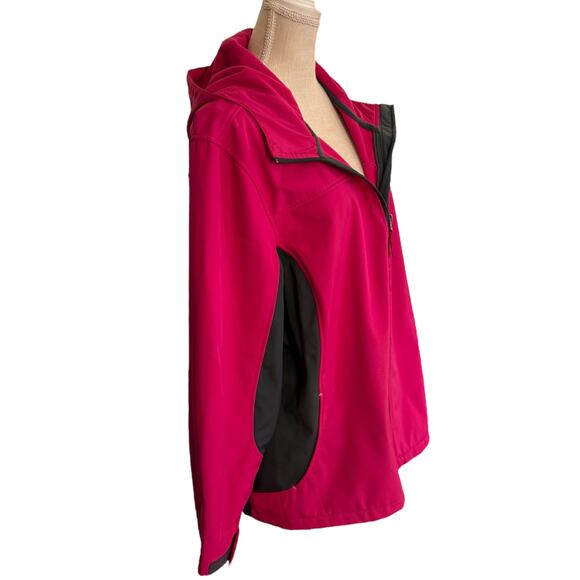 Free Tech 2X 18-20 Rain/Fall Coat Lightweight, Pink and Gray Trim New Condition - Picture 5 of 7